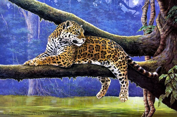 nature painting wallpaper