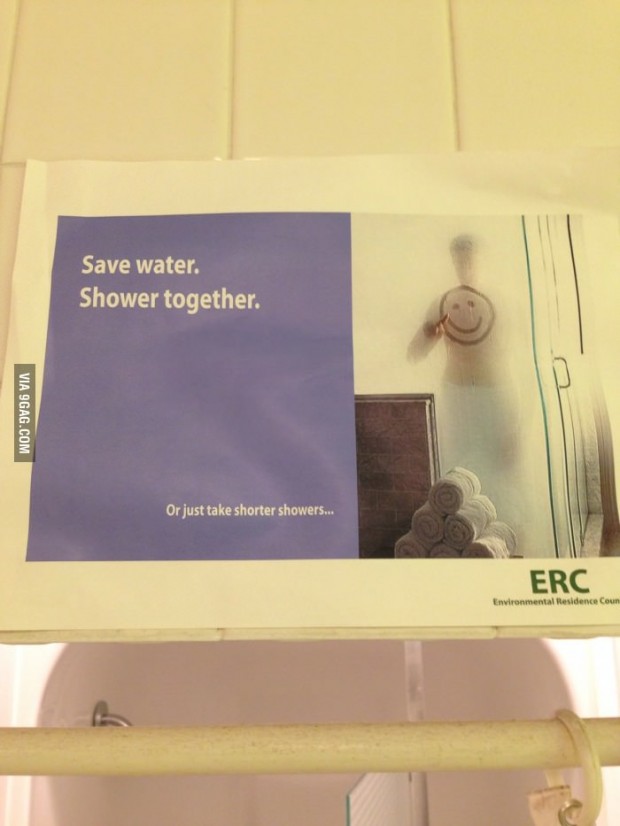 Save water