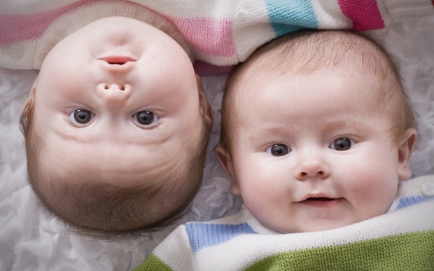 Cute Twin Baby
