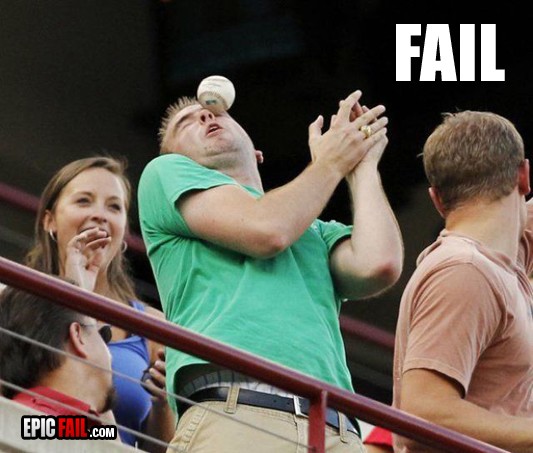 baseball catch fail wallpaper